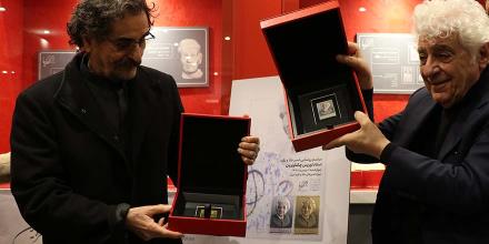 مراسم رونمایی تمبر طلا و نقره استاد لوریس چکناوریان