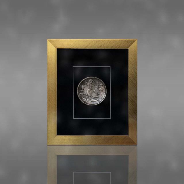 تابلو بشقاب 2500 ساله ساسانی 5 گرمی نقره