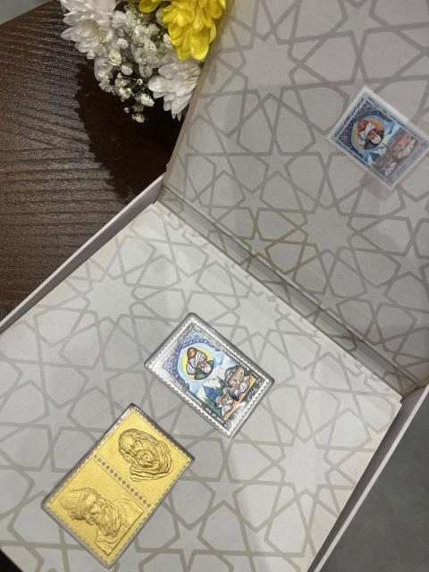 تمبر طلا و نقره در کتاب نفیس شمس و مولانا