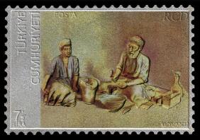 پک ویژه تمبر نوروز، تابلو زرگر استاد کمال الملک