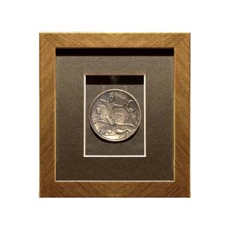 تابلو بشقاب 2500 ساله ساسانی 5 گرمی نقره