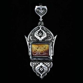 آویز نقره طرح علی ولی الله