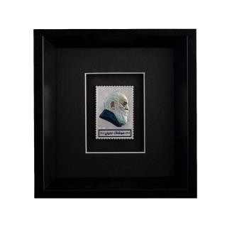 تابلو تمبر کلکسیونی نقره، نقش برجسته استاد هوشنگ ابتهاج (سایه)