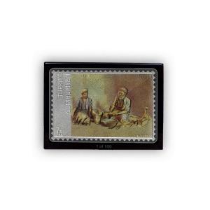 تمبر نقره خالص نوروز، تابلو زرگر استاد کمال الملک